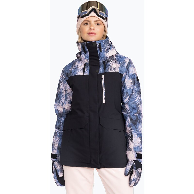 Dámská snowboardová bunda ROXY Dawnrae Parka wild wind darknight