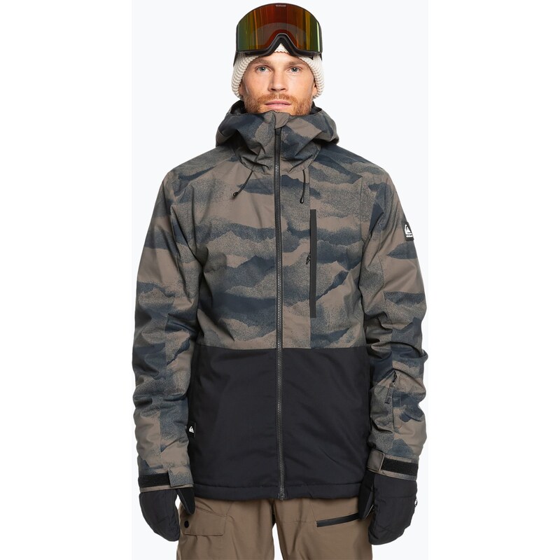 Pánská snowboardová bunda Quiksilver Mission Printed Block
