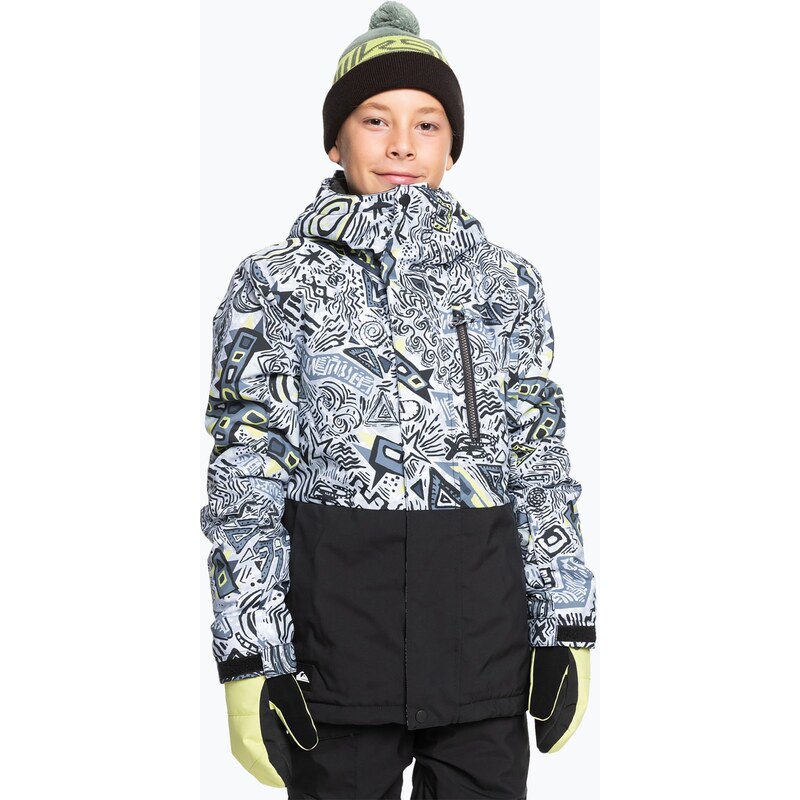 Dětská snowboardová bunda Quiksilver Mission Printed Block