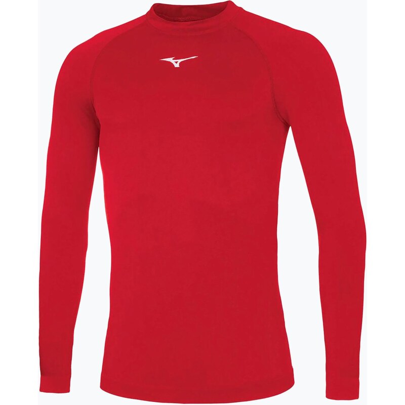 Pánské běžecké tričko Longsleeve Mizuno Uni Core red/white