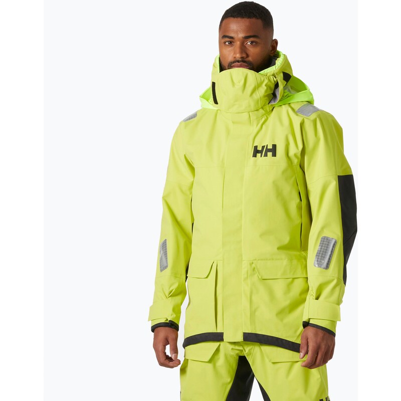 Pánská jachtařská bunda Helly Hansen Skagen Pro cyber lime