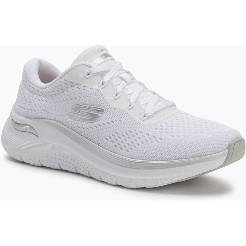 Dámské boty SKECHERS Arch Fit 2.0 Glow The Distance white/silver