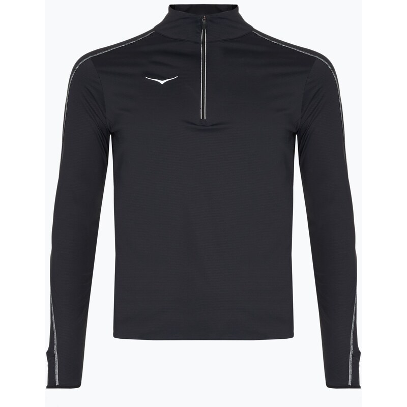 Pánská běžecká mikina HOKA GlideTech Quarter Zip black
