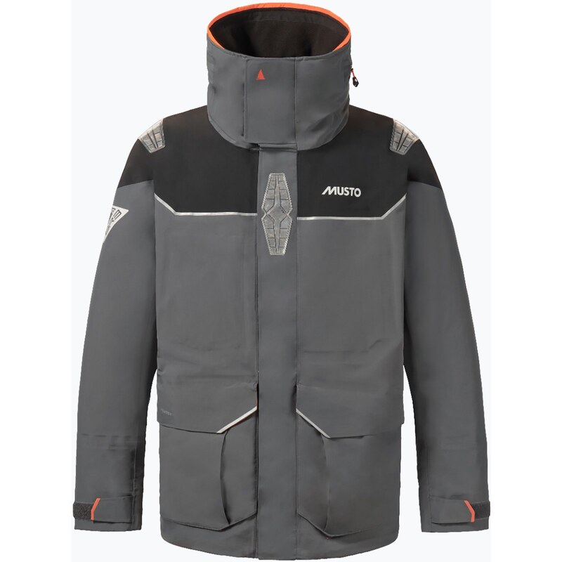 Pánská jachtařská bunda Musto BR3 Pertex Offshore charcoal