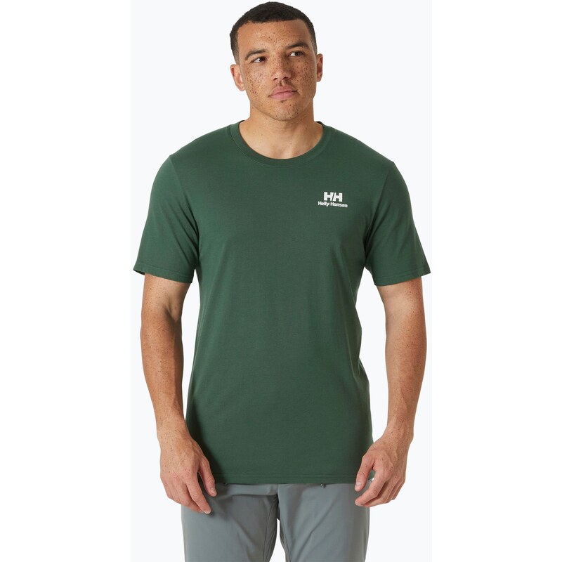 Pánské tričko Helly Hansen Nord Graphic jungle green