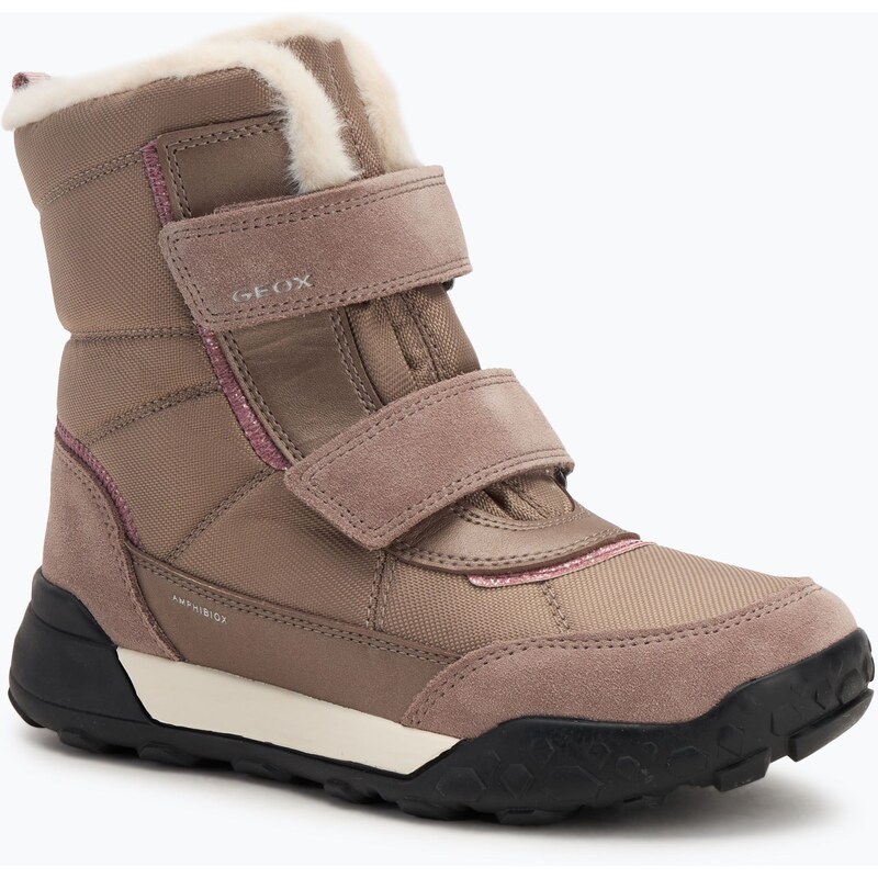 Dětské sněhule Geox Trekkyup ABX dark beige