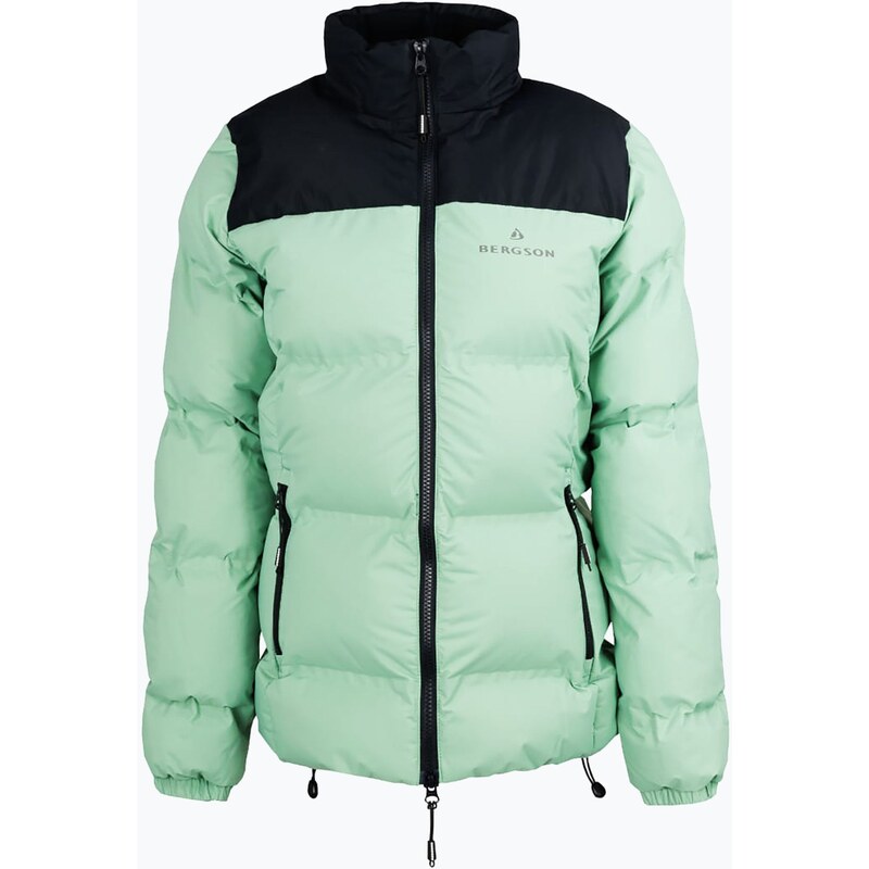 Dámská zateplená bunda BERGSON Snowy Wolf Micro-Therm mineral