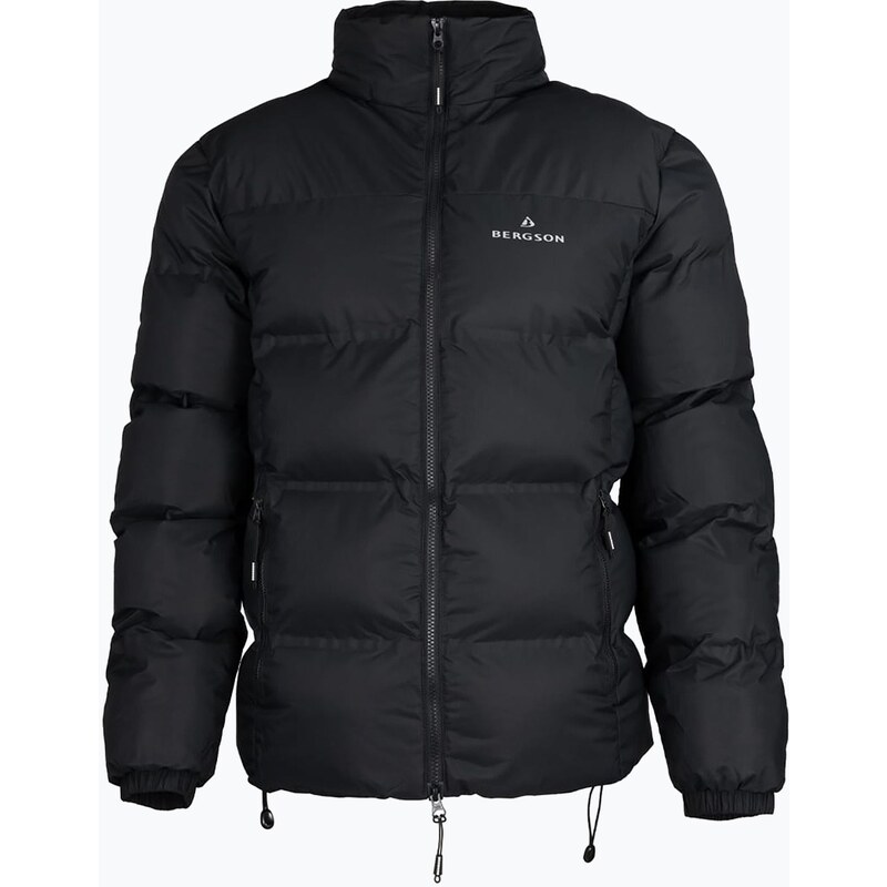 Pánská zateplená bunda BERGSON Snowy Wolf Micro-Therm černá