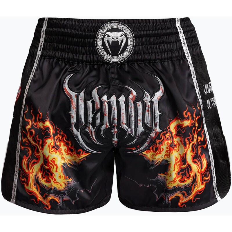 Pánské šortky Venum Gladiator 5.0 Muay Thai Shorts black/neon