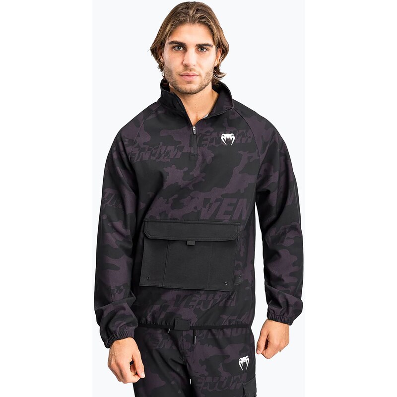 Pánská mikina Venum Trooper MenS Half Zip Jacket black/purple