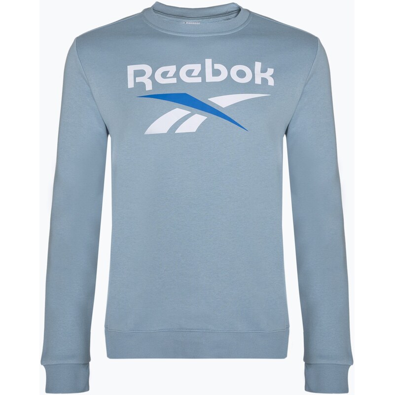 Pánská mikina Reebok Identity Big Logo Fleece Crew upgrade blue