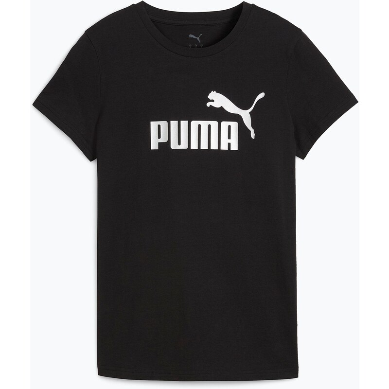 Dámské tričko PUMA ESS Metallic No. 1 Logo Tee puma black