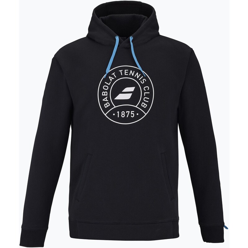 Pánská mikina Babolat Exercise Hood Sweatshirt black/black