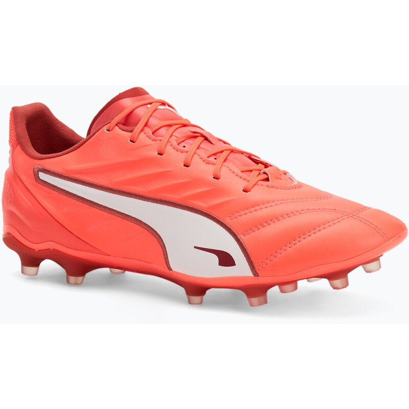 Pánské kopačky PUMA King Pro FG/AG glowing red/puma white/red