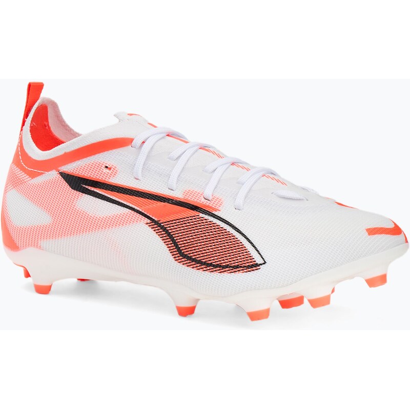 Dětské kopačky PUMA Ultra 5 Pro FG/AG Jr puma white/puma black