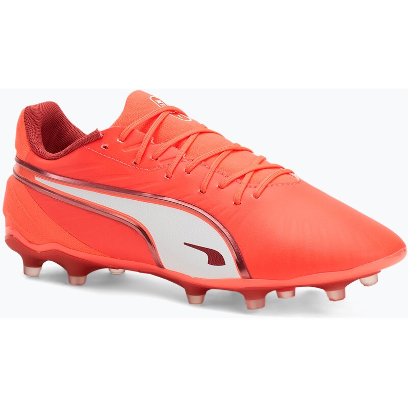 Pánské kopačky PUMA King Match FG/AG glowing red/puma white/red