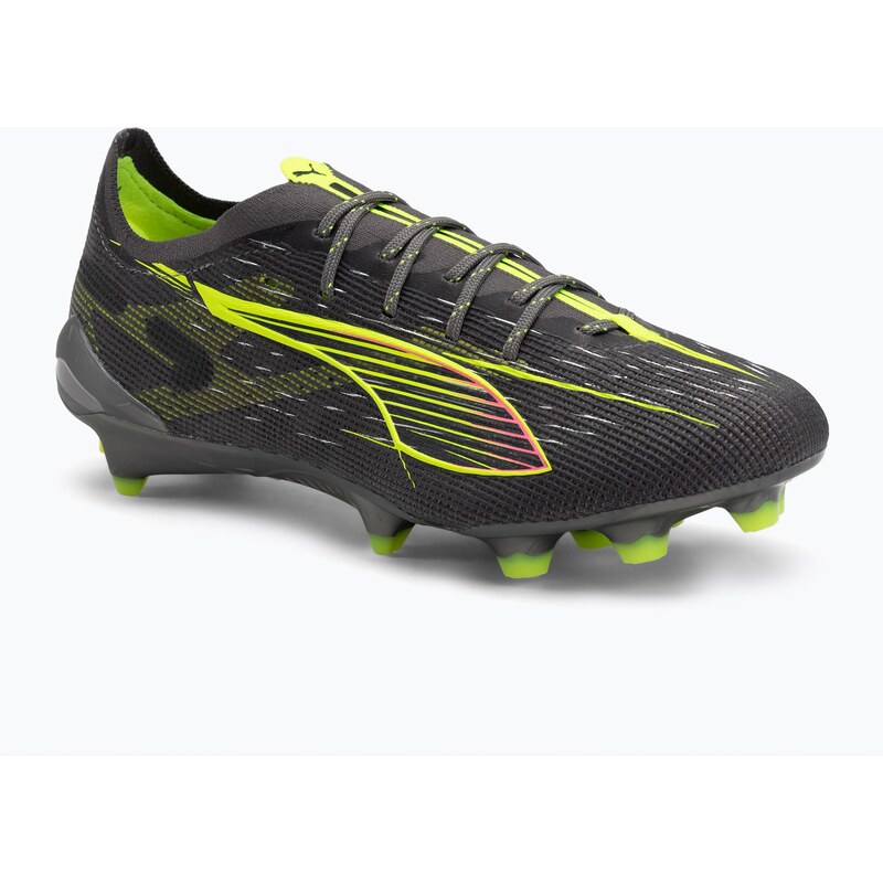Pánské kopačky PUMA Ultra 5 Ultimate FG matte aged silver/yellow