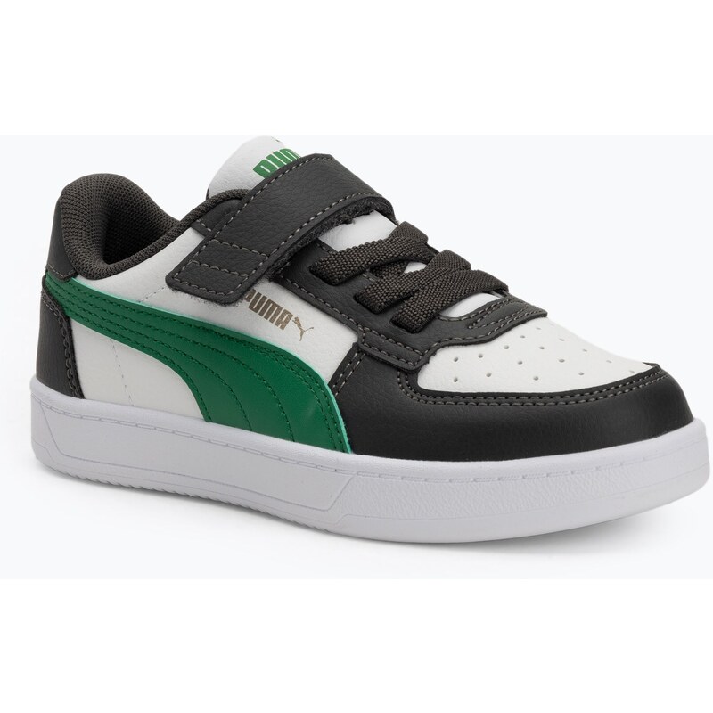 Dětské boty PUMA Caven 2.0 shadow gray/archive green/puma white