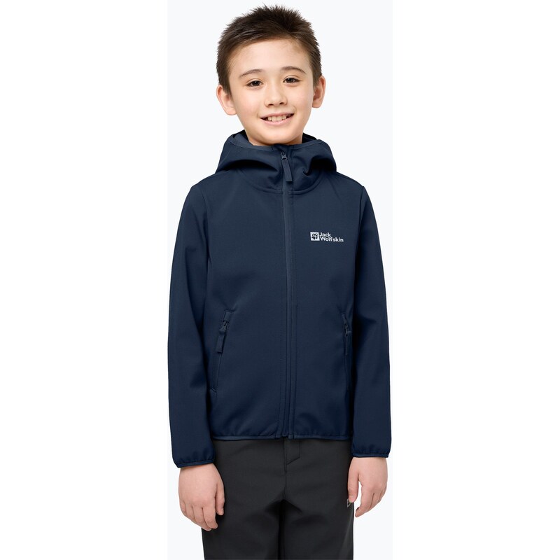 Dětská softshellová bunda Jack Wolfskin Fourwinds night blue