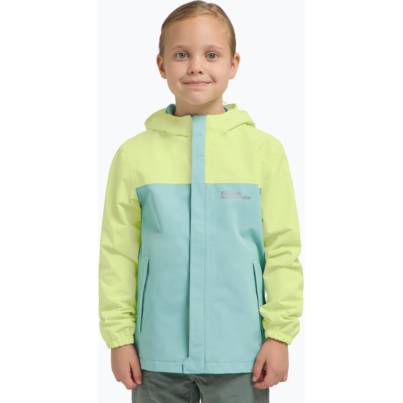Dětská bunda do deště Jack Wolfskin Tucan soft jade