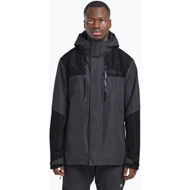Pánská bunda do deště Jack Wolfskin Jasper 2L phantom
