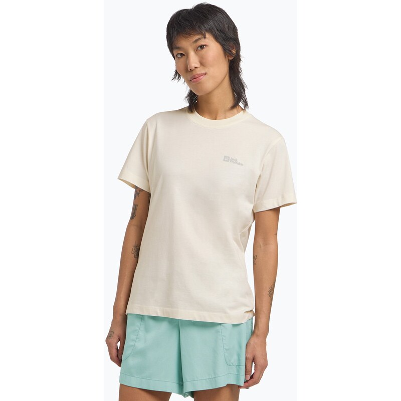 Dámské tričko Jack Wolfskin Essential cotton white
