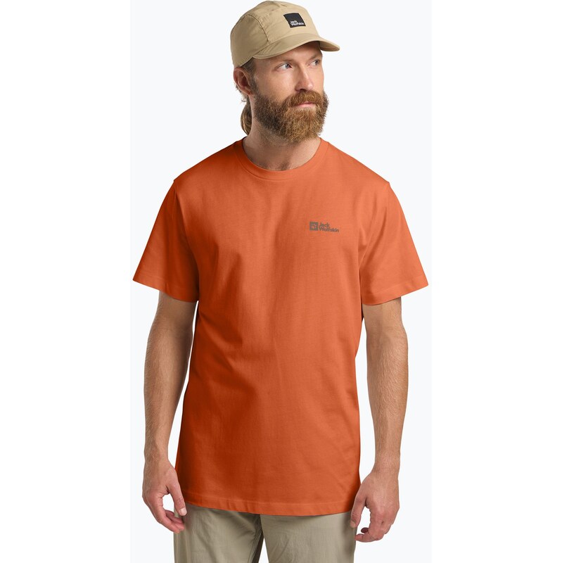 Pánské tričko Jack Wolfskin Essential burnt orange