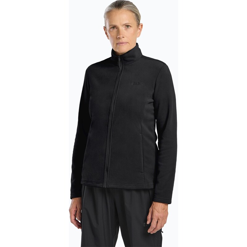 Dámská fleecová mikina Jack Wolfskin Taunus Fz black