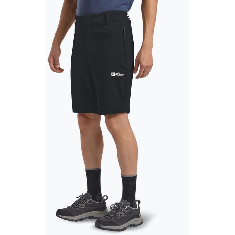 Pánské trekingové šortky Jack Wolfskin Hikeout black