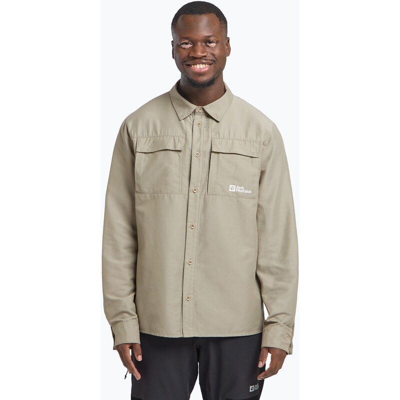 Jack Wolfskin Pánská košile Columbia Nelson Point Polo tuscan