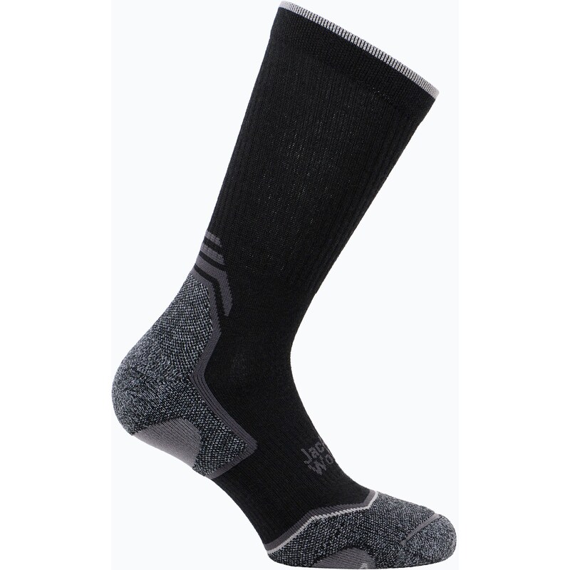 Ponožky Jack Wolfskin Hike Merino CL black