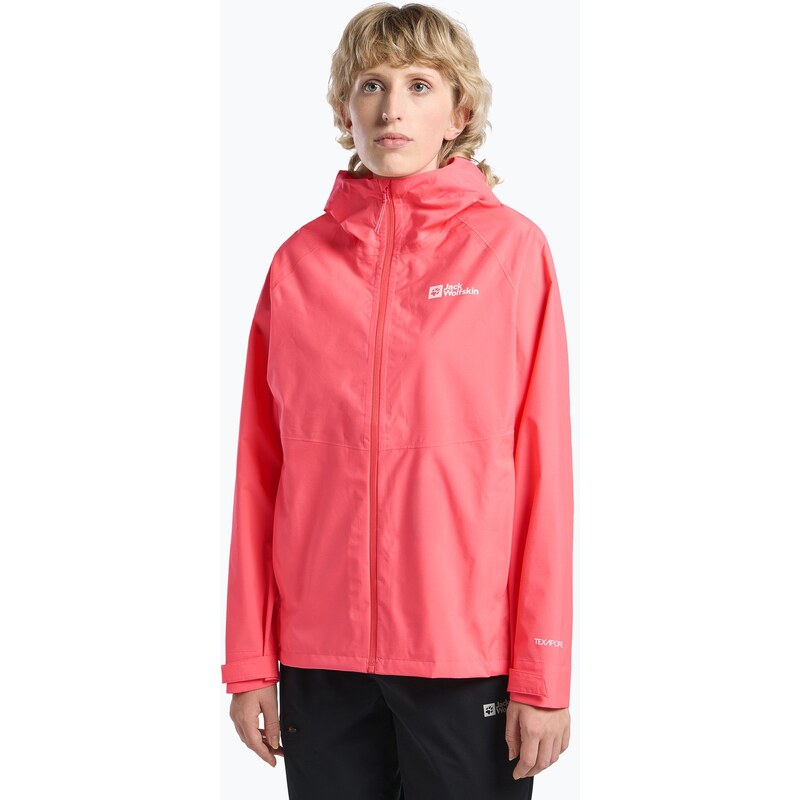 Dámská bunda do deště Jack Wolfskin Prelight 2.5L LT sunset