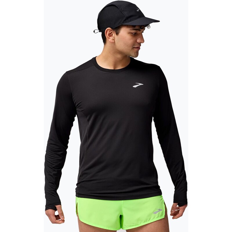 Pánské běžecké tričko longsleeve Brooks Atmosphere 3.0 black