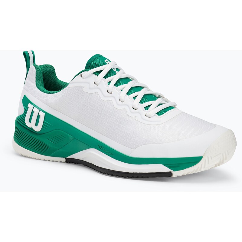 Pánské tenisové boty Wilson Rush Pro 4.5 Clay white/ bosphorus/