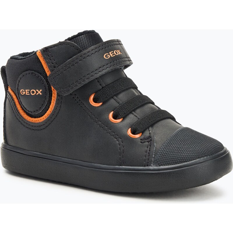 Dětské boty Geox Gisli black/dark orange