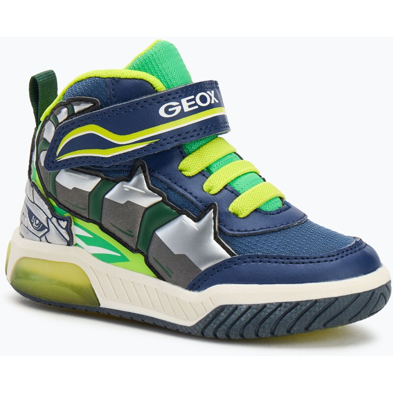 Dětské boty Geox Inek navy/lime green