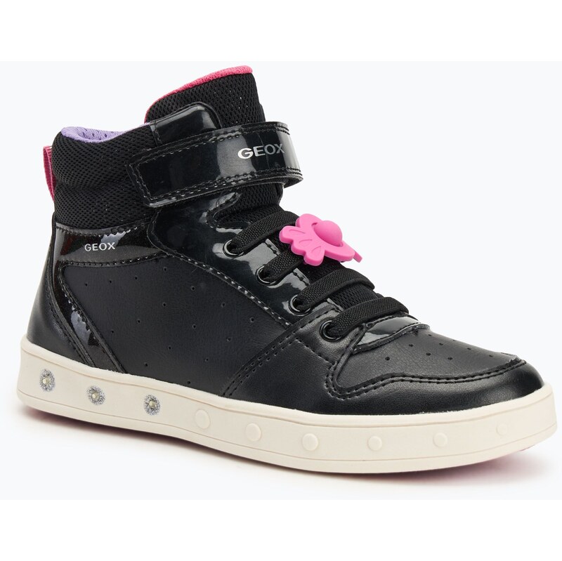 Dětské boty Geox Skylin black/fuchsia