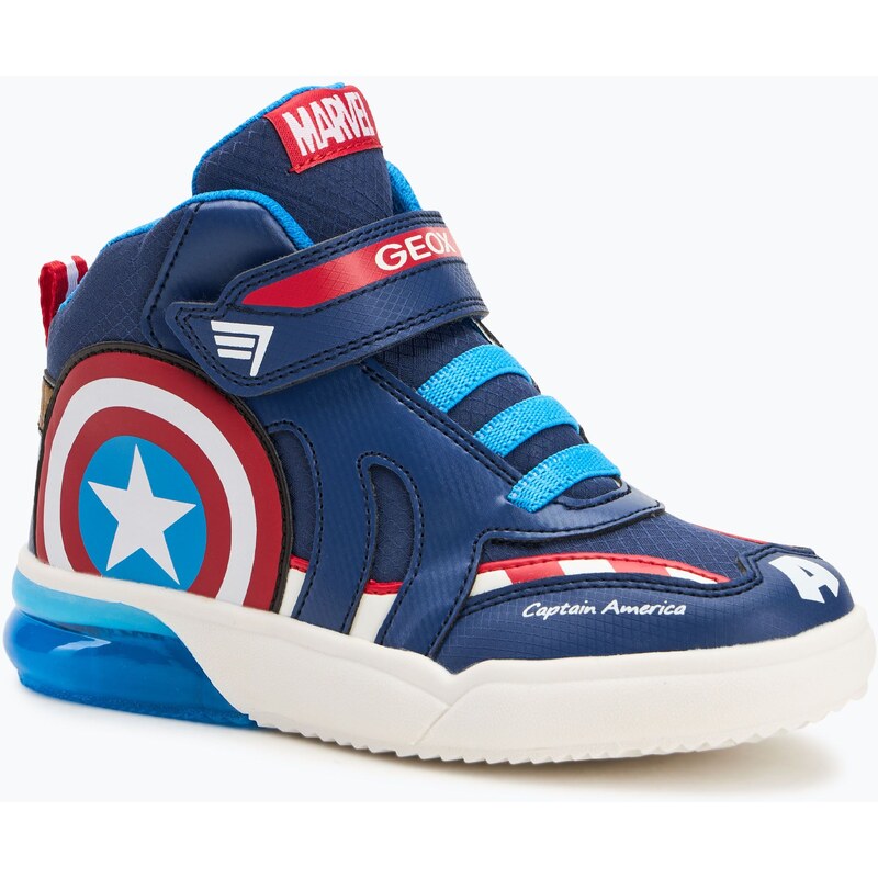 Dětské boty Geox Grayjay ocean blue/red