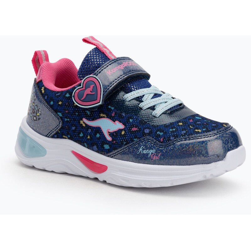 Dětské boty KangaROOS K-SLG Beauty EV navy/daisy pink