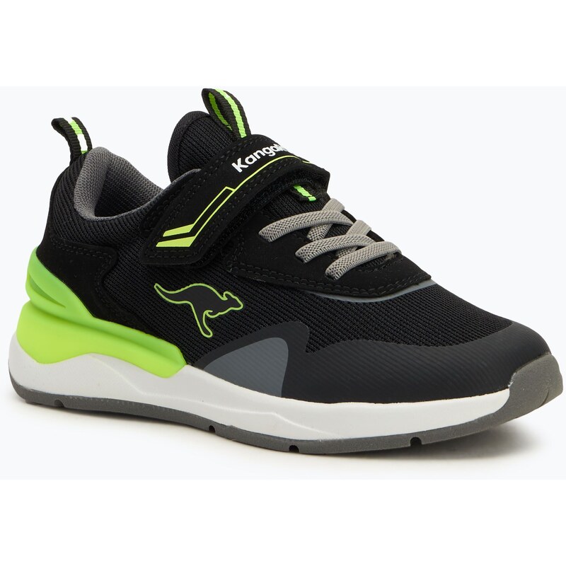 Dětské boty KangaROOS KD-Gym EV jet black/neon yellow