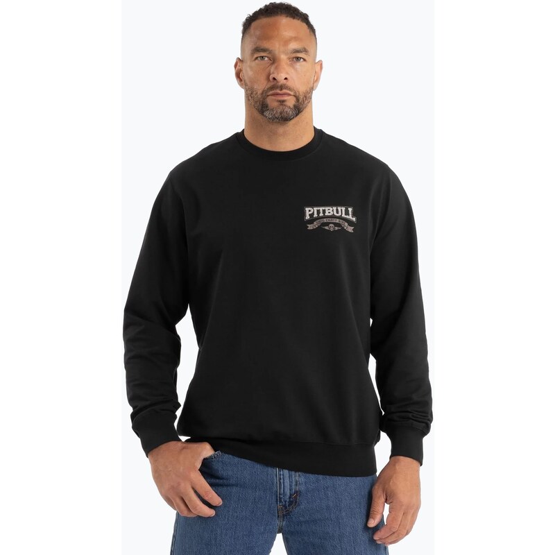 Pánská mikina Pitbull Troublemaker Crewneck Sweatshirt black