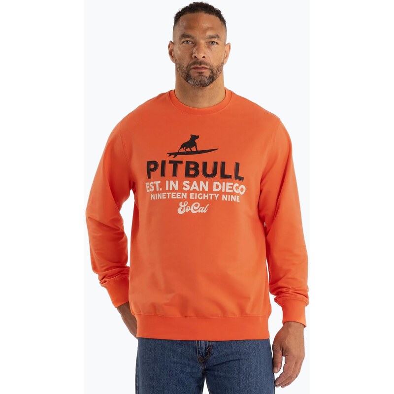 Pánská mikina Pitbull Surfing Dog Crewneck Sweatshirt bright