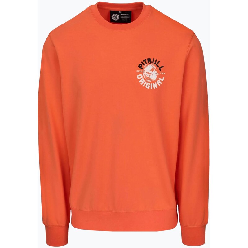 Pánská mikina Pitbull Dog Sd Crewneck Sweatshirt bright salmon
