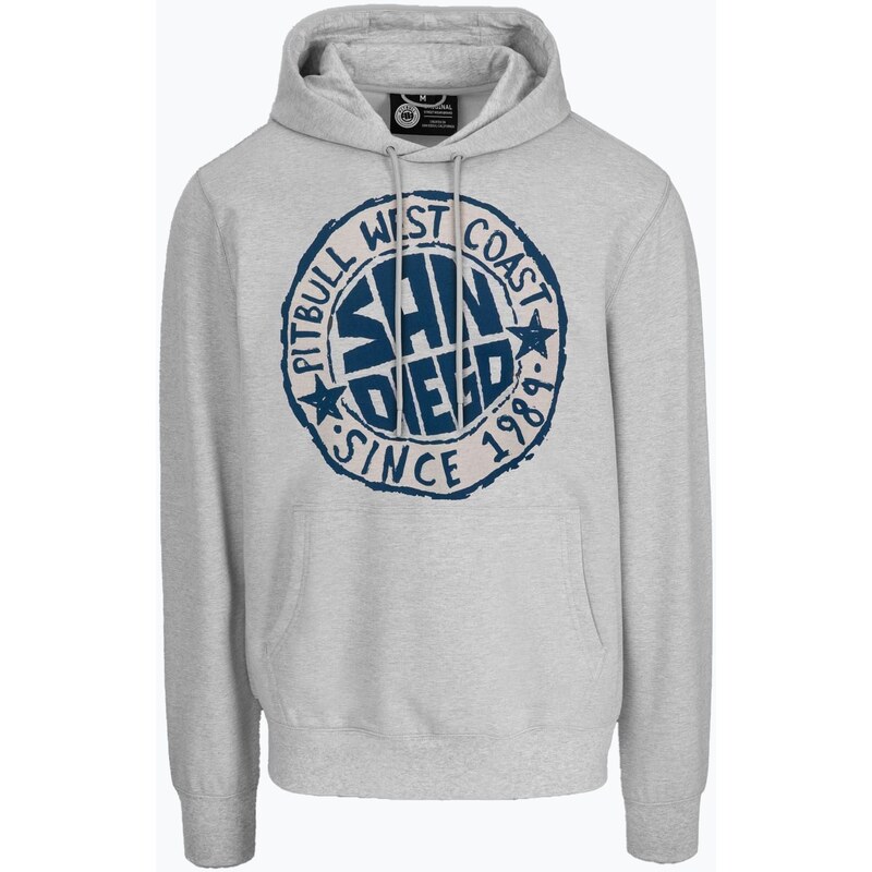 Mikina Pitbull San Diego Sun Hooded Sweatshirt grey/melange