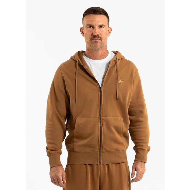 Pánská mikina Pitbull Lancaster 2 Hooded Zip Sweatshirt honey