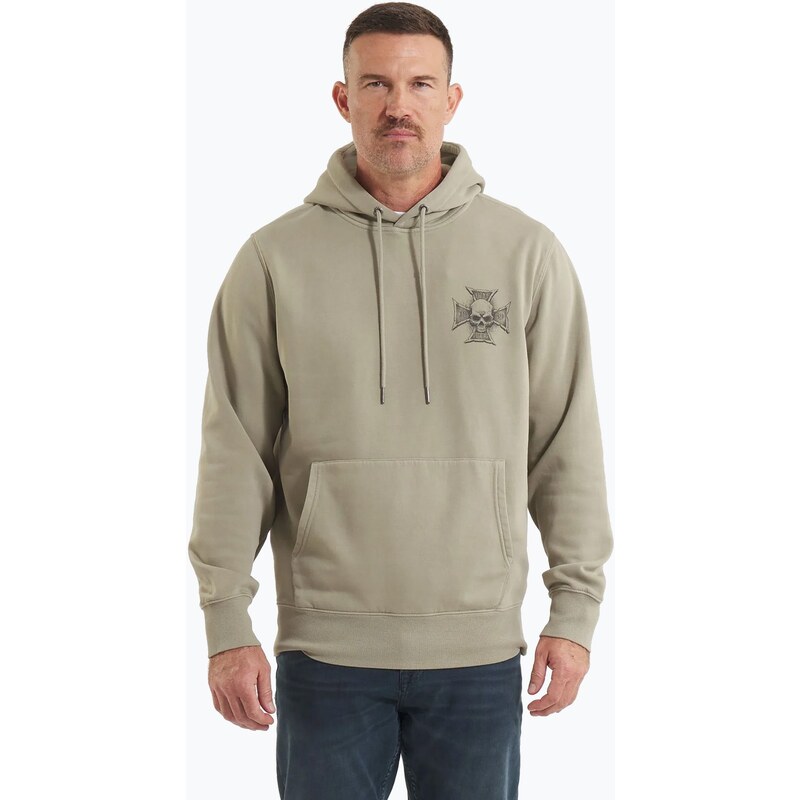Pánská mikina Pitbull Bite Me Hooded Swaetshirt grey harbour
