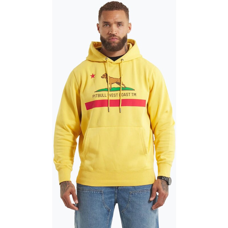 Pánská mikina Pitbull California Flag Hooded Sweatshirt washed