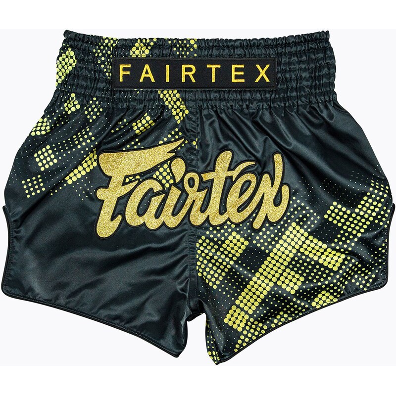 Tréninkové šortky Fairtex Muay Thai S1931 Heart of Gold black