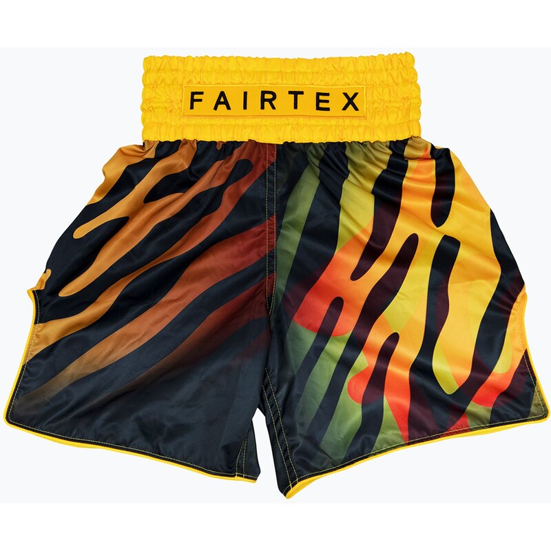 Boxerské šortky Fairtex Boxing BT2002 Tiger yellow/black