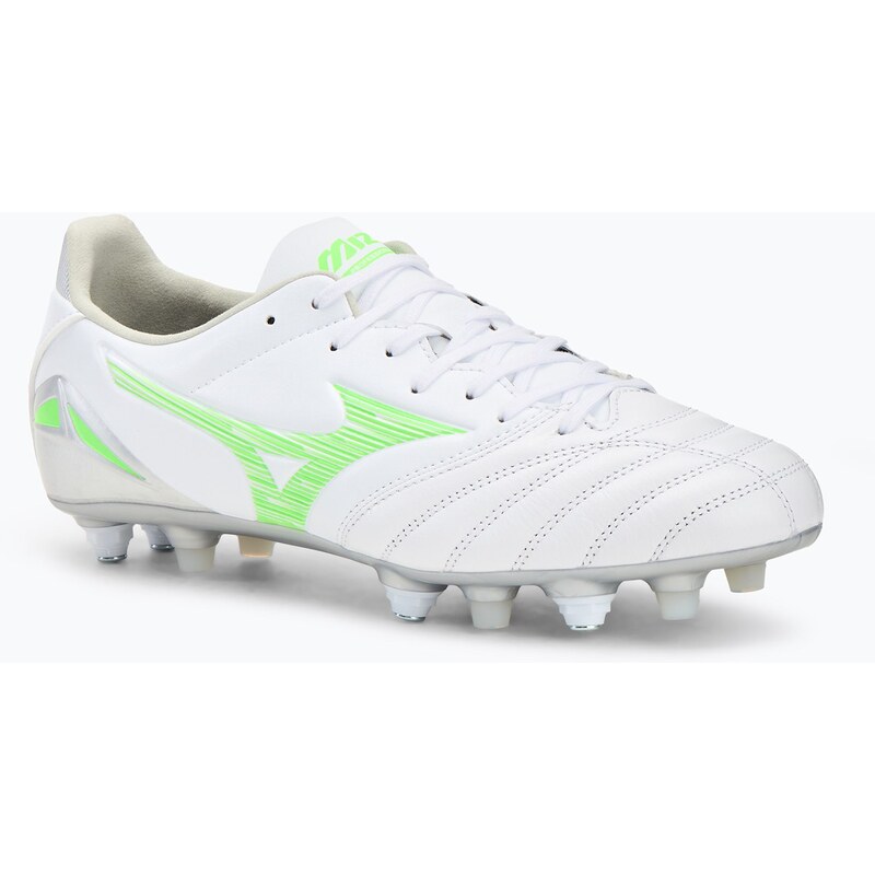 Pánské kopačky Mizuno Morelia Neo IV Pro Mix white/neon green